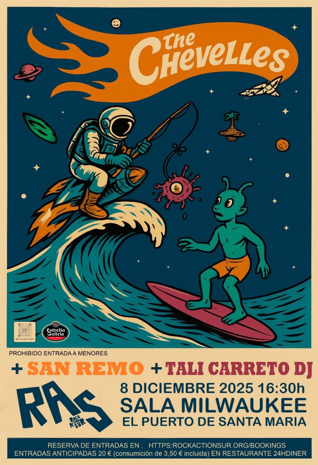 RAS presenta: The Chevelles 
                            + Los Jaguares de la Bahía