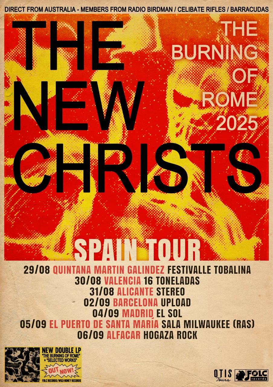 RAS presenta: The New Christs, Viernes 5 de septiembre de 2025