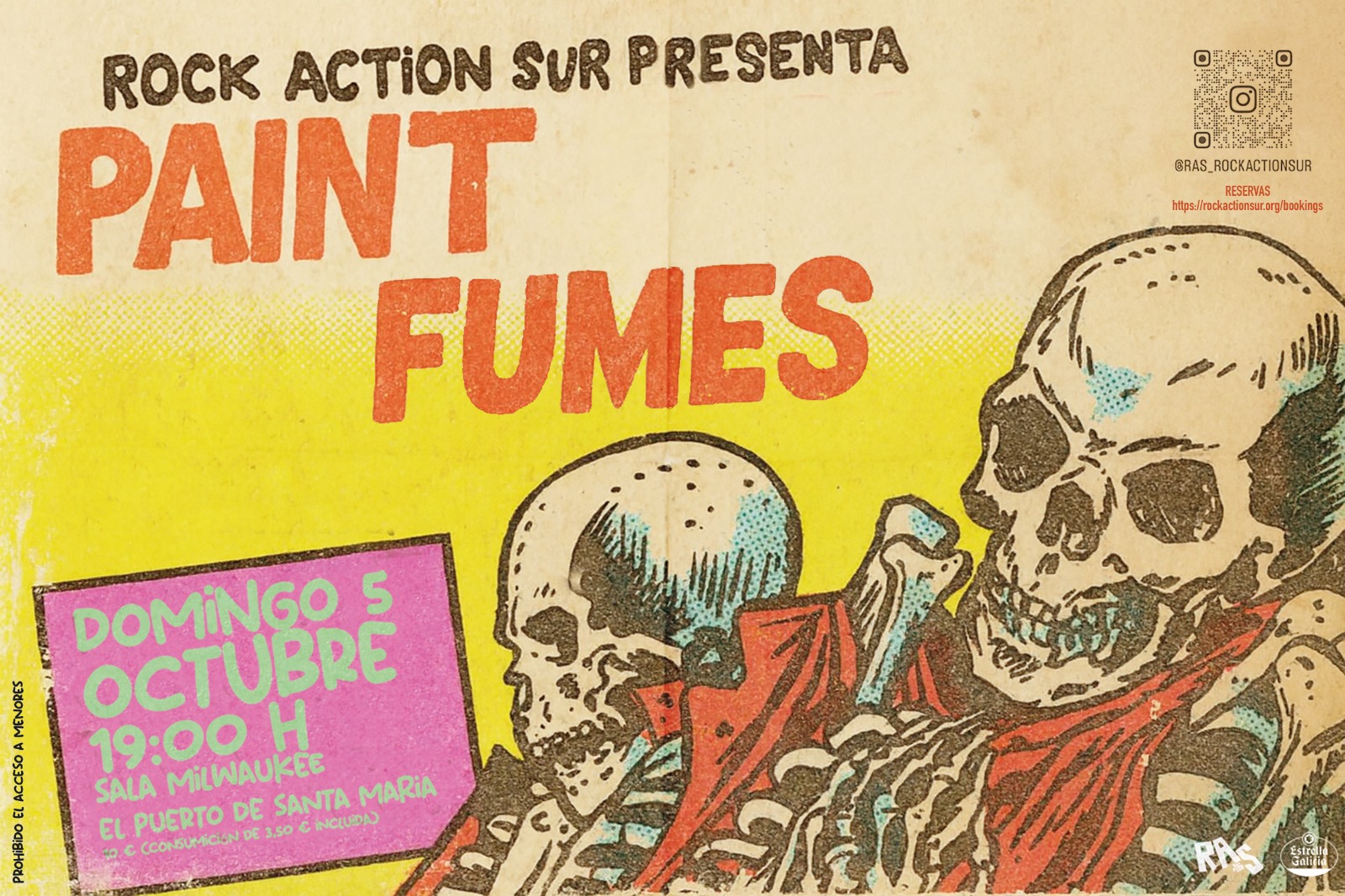 RAS presenta: Paint Fumes, Domingo 5 Octubre 2025